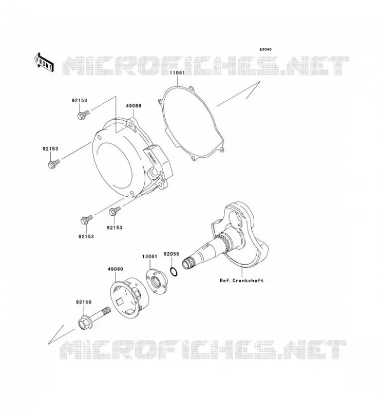 LANCEUR Kawasaki QUAD 360 2004 KVF360  KVF360-B2
