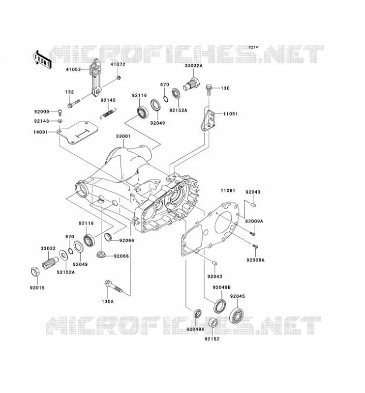 BRAS OSCILLANT Kawasaki QUAD 360 2004 KVF360  KVF360-B2