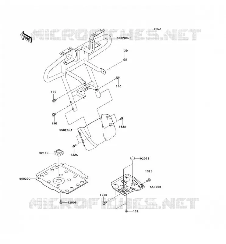 PROTECTION(S) Kawasaki QUAD 360 2004 KVF360  KVF360-B2
