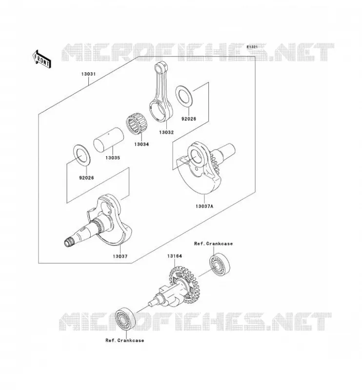 VILEBREQUIN Kawasaki QUAD 360 2004 KVF360  KVF360-B2