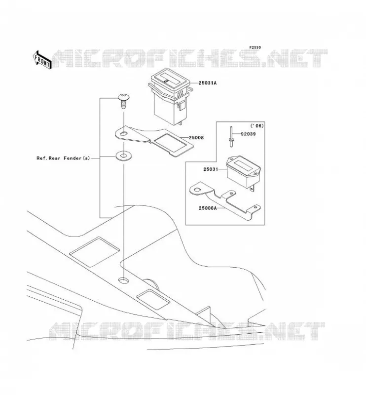 COMPTEURS Kawasaki QUAD 360 2007 KVF360  KVF360B7F