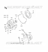 COUVERCLES MOTEUR pour Kawasaki KVF360 2008