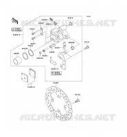 FREIN AVANT pour Kawasaki KVF360 2008