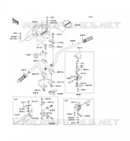 GUIDON pour Kawasaki KVF360 2008