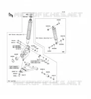 SUSPENSION pour Kawasaki KVF360 2008