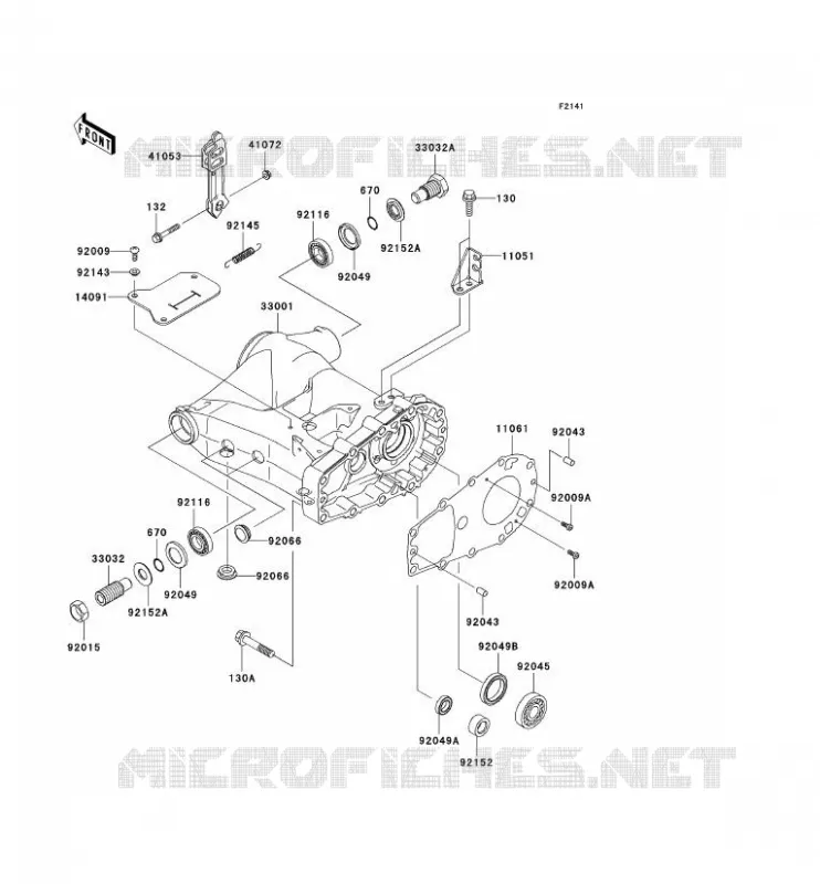 BRAS OSCILLANT Kawasaki QUAD 360 2004 KVF360 4X4  KVF360-C2