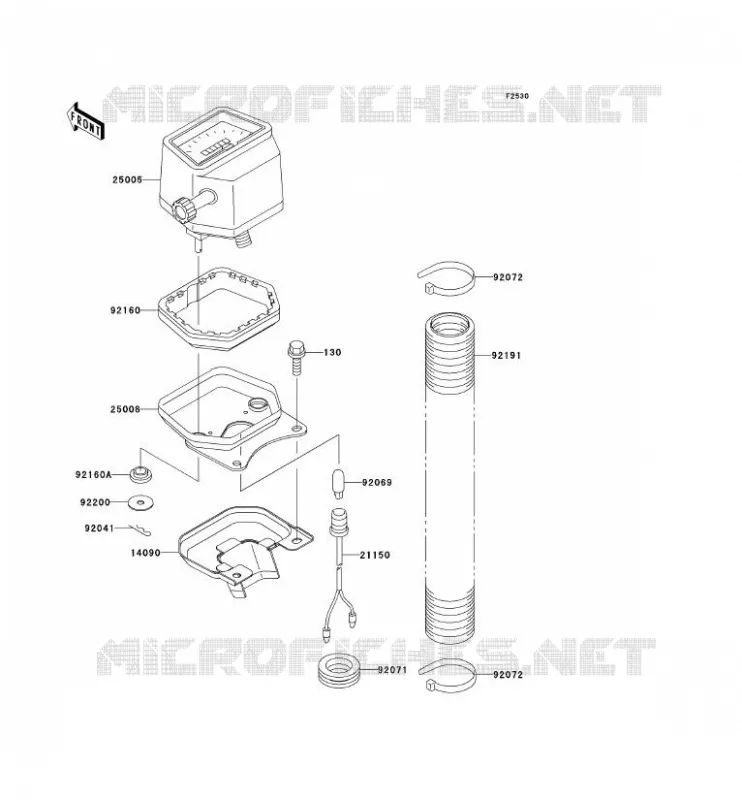 COMPTEURS Kawasaki QUAD 400 1998 KVF400 4X4  KVF400-A2