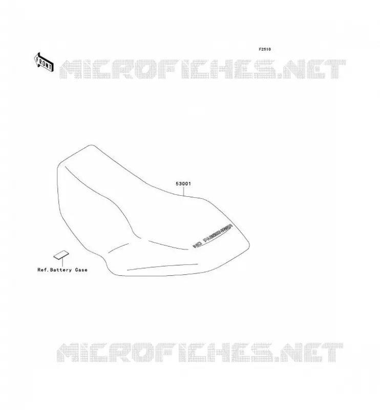 SELLE Kawasaki QUAD 400 1998 KVF400 4X4  KVF400-A2
