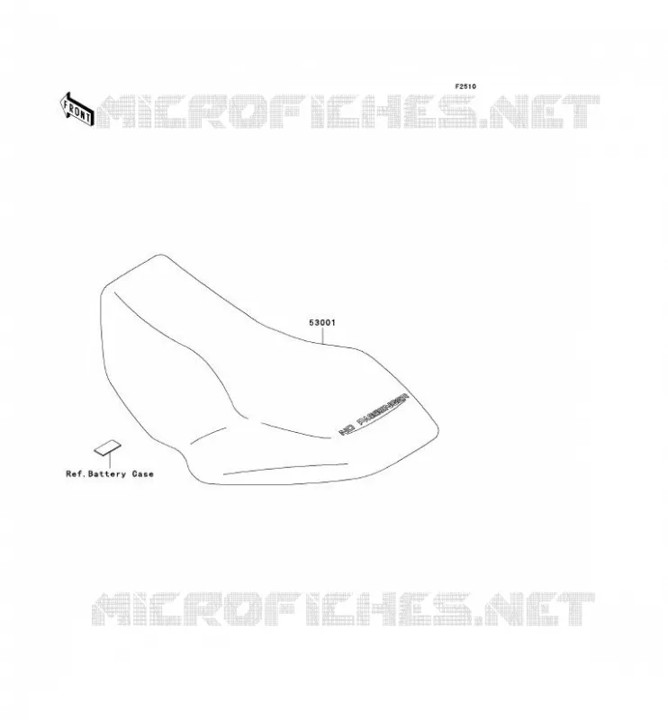 SELLE Kawasaki QUAD 400 1998 KVF400 4X4  KVF400-A2