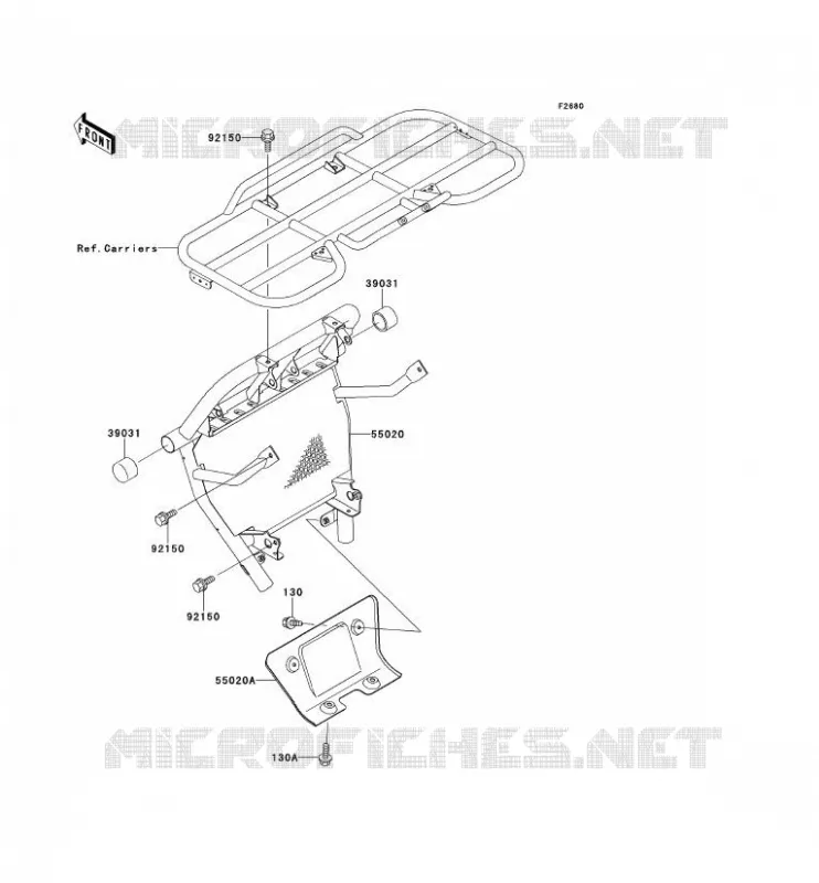 PROTECTION(S) Kawasaki QUAD 400 1998 KVF400  KVF400-B1