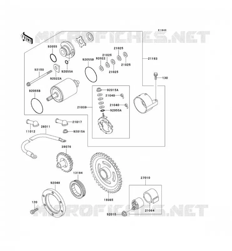 D&Eacute;MARREUR Kawasaki QUAD 400 2000 KVF400 4X4  KVF400-C2