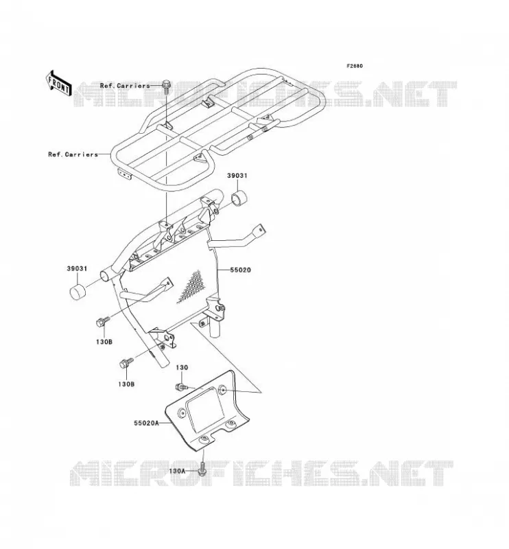 PROTECTION(S) Kawasaki QUAD 400 2001 KVF400  KVF400-D3