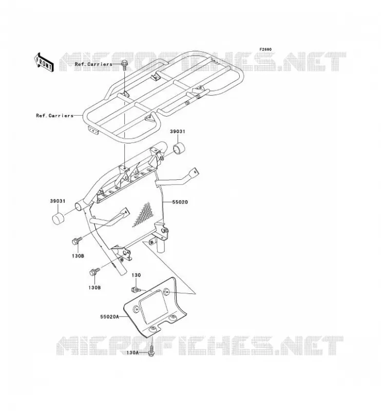 PROTECTION(S) Kawasaki QUAD 400 2002 KVF400  KVF400-D4