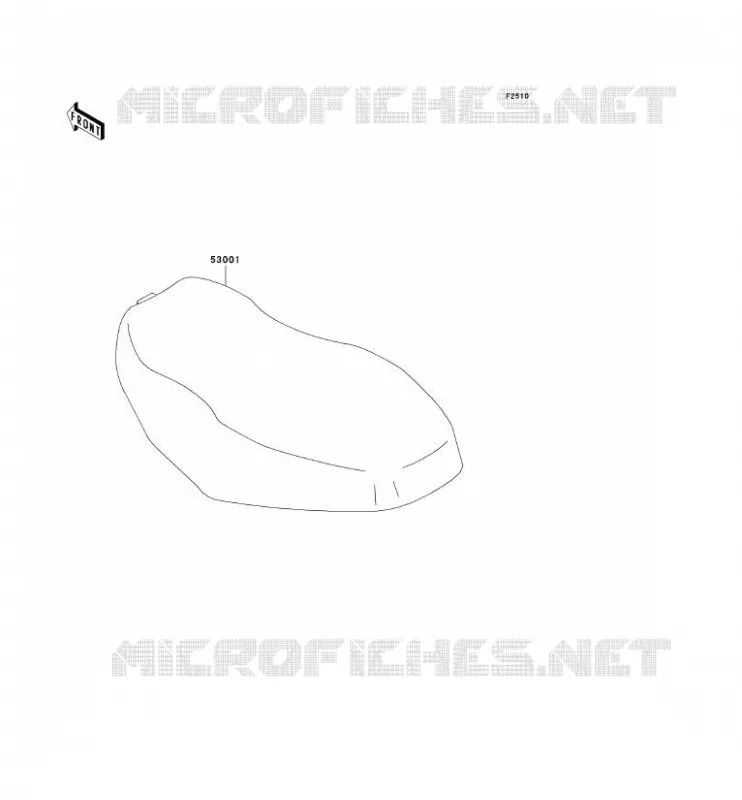 SELLE Kawasaki QUAD 650 2002 KVF650  KVF650-A1