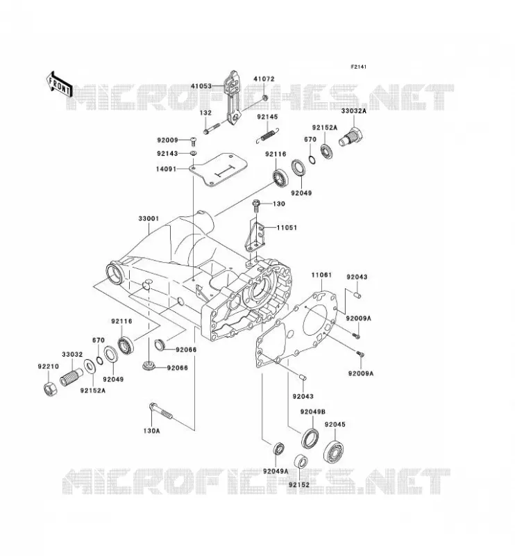 BRAS OSCILLANT Kawasaki QUAD 650 2005 KVF650 4X4  KVF650-D1
