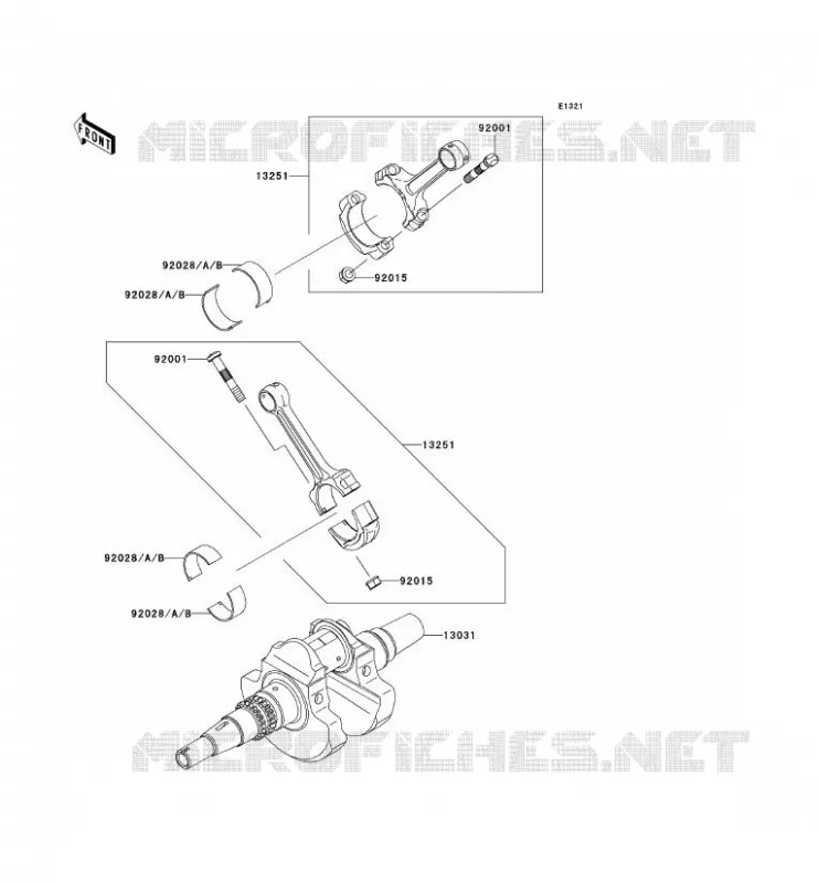 VILEBREQUIN Kawasaki QUAD 650 2011 KVF650 4X4  KVF650DBF