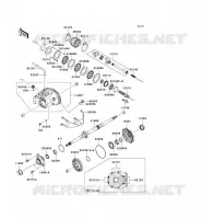 ARBRE DE TRANSMISSION(ARRI&Egrave;RE) pour Kawasaki KVF650 4X4 2014