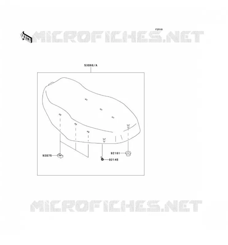 SELLE Kawasaki QUAD 650 2006 KVF650 4X4  KVF650E6F