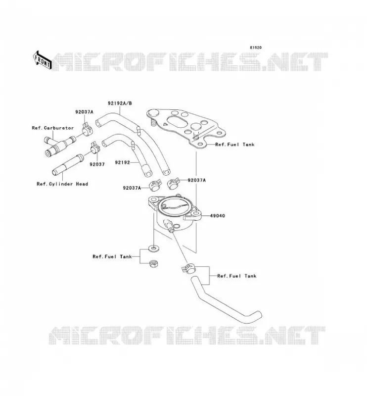 POMPE A ESSENCE Kawasaki QUAD 650 2009 KVF650 4X4I  KVF650F9F