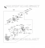 VARIATEUR(VF650AE000351 ) pour Kawasaki KVF650 4X4 2012
