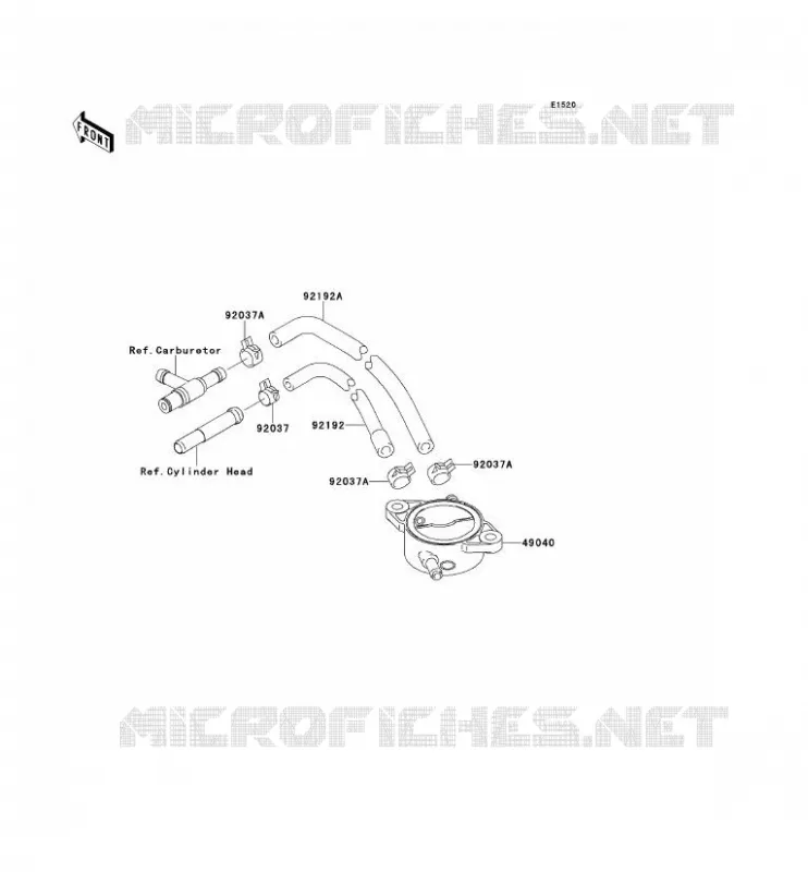 POMPE A ESSENCE Kawasaki QUAD 650 2013 KVF650 4X4I  KVF650FDF