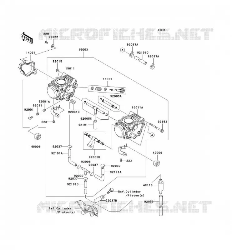 CARBURATEUR Kawasaki QUAD 700 2004 KVF700 4X4  KVF700-A1