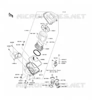 FILTRE A AIR pour Kawasaki KVF750 4X4 2005