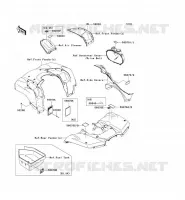 LABEL pour Kawasaki KVF750 4X4 2005