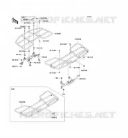 PORTE BAGAGE (S) pour Kawasaki KVF750 4X4 2005