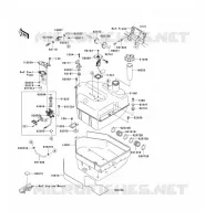 RESERVOIR CARBURANT pour Kawasaki KVF750 4X4 2005