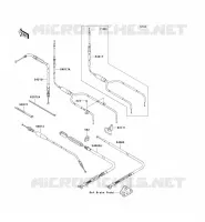 CABLES pour Kawasaki KVF750 4X4I 2006