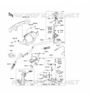 GUIDON pour Kawasaki KVF750 4X4I 2006