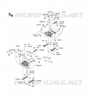 REPOSE PIED pour Kawasaki KVF750 4X4I 2006