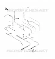 CABLES pour Kawasaki KVF750 4X4I 2006