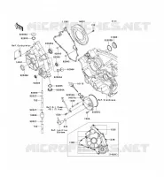 COUVERCLES MOTEUR pour Kawasaki KVF750 4X4I 2006