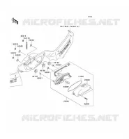 FEUX ARRI&Egrave;RE(S) pour Kawasaki KVF750 4X4I 2006