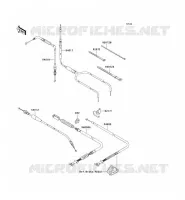 CABLES pour Kawasaki KVF750 4X4I 2005