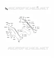 CACHE LAT&Eacute;RAL pour Kawasaki KVF750 4X4I 2005