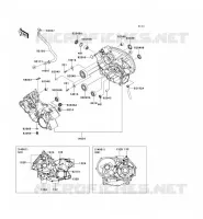 CARTER MOTEUR(S) pour Kawasaki KVF750 4X4I 2005