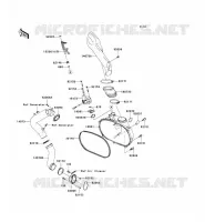 COUVERCLE CONVERTISSEUR pour Kawasaki KVF750 4X4I 2005