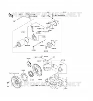 D&Eacute;MARREUR pour Kawasaki KVF750 4X4I 2005