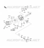 PI&Egrave;CES DE CARBURATEUR pour Kawasaki KVF750 4X4I 2005