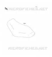 SELLE pour Kawasaki KVF750 4X4I 2005