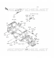 SUPPORT MOTEUR pour Kawasaki KVF750 4X4I 2005