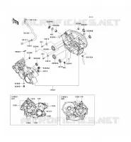 CARTER MOTEUR(S) pour Kawasaki KVF750 4X4I 2006