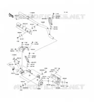 &Eacute;CHAPPEMENT(JKAVFDB1 6B503807 ) pour Kawasaki KVF750 4X4I 2006