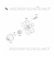 MOYEU AVANT pour Kawasaki KVF750 4X4I 2006