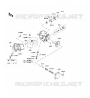 PI&Egrave;CES DE CARBURATEUR pour Kawasaki KVF750 4X4I 2006