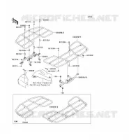 PORTE BAGAGE (S) pour Kawasaki KVF750 4X4I 2006
