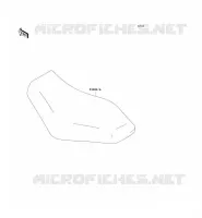 SELLE pour Kawasaki KVF750 4X4I 2006